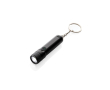 Ultra-bright rechargeable LED keyring torch colour black