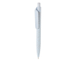 Stylish, branded wheat straw pen with blue ink colour light blue