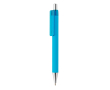 Budget pen with modern design, blue ink, Dokumental® colour blue