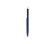 Smooth-writing pens with logo, blue ink colour navy-blue