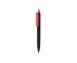 Geometric diamond-pattern pen with blue ink colour red