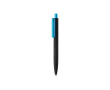Geometric diamond-pattern pen with blue ink colour blue