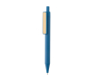 Blue ink pen made from recycled materials, Dokumental® colour blue