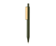 Blue ink pen made from recycled materials, Dokumental® colour green