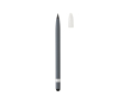 Inkless pen with long-lasting writing tip and eraser colour dark grey
