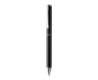 Elegant pen in recycled aluminium with blue Dokumental® ink colour black