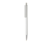 Modern pen in recycled aluminium with blue Dokumental® ink colour silver