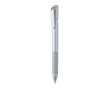 Smudge-proof pen with secure locking mechanism, blue Dokumental® ink colour silver