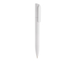 Eco mini twist pen with blue Dokumental® ink colour white