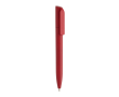 Eco mini twist pen with blue Dokumental® ink colour red