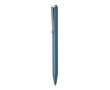 Recycled aluminium twist pen with blue Dokumental® ink colour royal blue