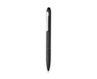 Recycled aluminium pen with stylus and blue ink colour black