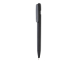 Recycled plastic pen with 1 km writing capacity, blue ink colour black