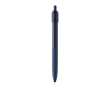 Recycled plastic stress-relief pen with blue Dokumental® ink colour navy-blue
