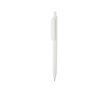 Eco pen with large clip, blue Dokumental® ink colour white