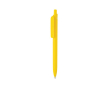 Eco pen with large clip, blue Dokumental® ink colour yellow