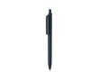 Eco pen with large clip, blue Dokumental® ink colour navy-blue