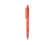 Eco pen with geometric design and blue Dokumental® ink colour red
