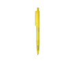 Eco pen with geometric design and blue Dokumental® ink colour yellow
