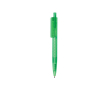 Eco pen with geometric design and blue Dokumental® ink colour green