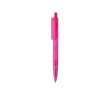 Eco pen with geometric design and blue Dokumental® ink colour pink