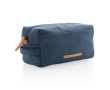 Canvas toiletry bag, ideal for hand luggage colour blue