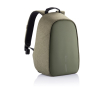 Small anti-theft laptop backpack for employees, 13.3\" colour green