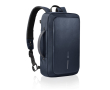 Anti-theft RPET backpack convertible into laptop briefcase, 16\" colour navy-blue