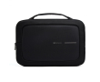 Water-repellent RPET, branded laptop case, 14\" colour black