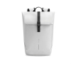 Multipurpose backpack with water-resistant fabric and flap, 16\" laptop colour off white