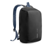 Convertible anti-theft zip backpack, 22L, 16\" colour navy-blue
