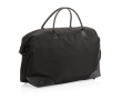Large recycled travel bag for weekends colour black