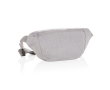 Branded recycled canvas waist bags, 285 g/m² colour grey