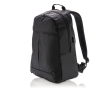 600D polyester laptop backpack with USB port, 15\", Oslo colour black