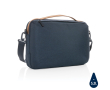 Minimalist eco briefcase, printable, 15.6\" colour navy-blue
