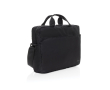 RPET briefcase with elegant design for 15.6\" laptop, Swiss Peak colour black