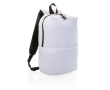 Logo-branded daily backpacks in polyester colour white