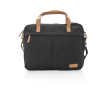 Premium recycled laptop briefcase, 15.6\" colour black
