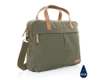 Premium recycled laptop briefcase, 15.6\" colour green
