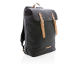 High-quality canvas backpack for 15.6\" laptops, Casual colour black