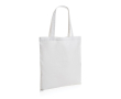 Sustainable recycled cotton merch bag, 145 g/m² colour white