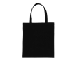 Sustainable recycled cotton merch bag, 145 g/m² colour black
