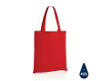 Sustainable recycled cotton merch bag, 145 g/m² colour red