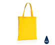 Sustainable recycled cotton merch bag, 145 g/m² colour yellow
