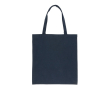 Sustainable recycled cotton merch bag, 145 g/m² colour navy-blue