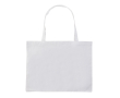 Large printed or embroidered recycled cotton bag, 145 g/m² colour white