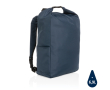 Recycled roll-top backpack with AWARE™ colour navy-blue