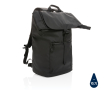 Waterproof branded laptop backpack for 15.6\" colour black