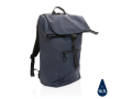 Waterproof branded laptop backpack for 15.6\" colour navy-blue