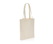Undyed recycled canvas promo bag, 285 g/m² colour off white